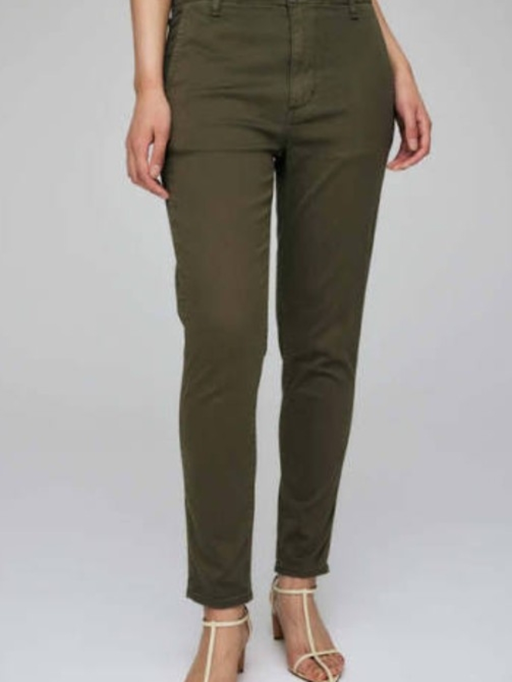 Moussy Ansley slim chino pants Sag/Olive Green Slim Pants